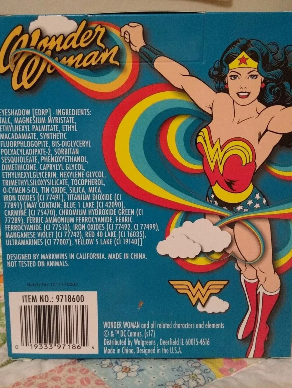Eyeshadow wonder woman